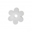 /50350-100 Gessetto FIORE rustico c/foro BIANCO