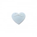 /RC10/E-C Cuore piatto 6x5 gesso c/fiocco CIELO