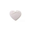 /RC10/E-R Cuore piatto 6x5 gesso c/fiocco ROSA