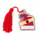 /MZ 1413/N Pendente LIBRO c/nappa ROSSA laurea