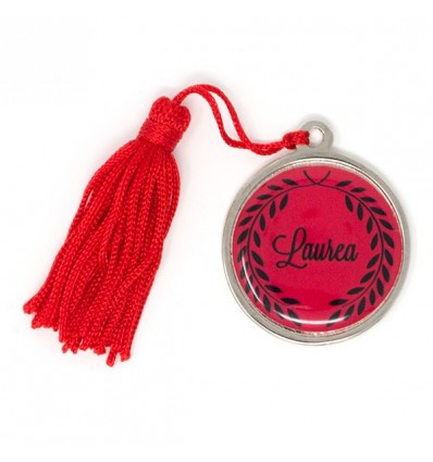 /MZ 1414/N Pendente ALLORO c/nappa ROSSA laurea