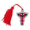 /MZ 1417/N Pendente CADUCEO c/nappa ROSSA laurea