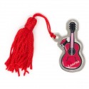 /MZ 1422/N Pendente CHITARRA c/nappa ROSSA laurea