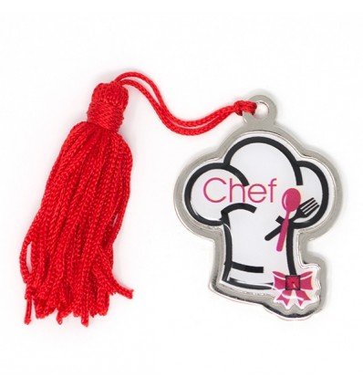 /MZ 1433/N Pendente CAPPELLO CHEF c/nappa ROSSA laurea