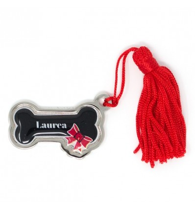 /MZ 1442/N Pendente OSSO c/nappa ROSSA laurea