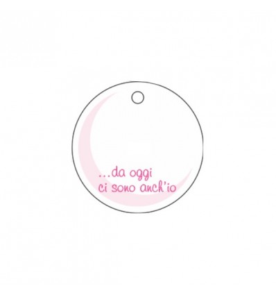 FFTAG0020 Tag t.do d.4 ci sono anch'io ROSA (conf.350pz)