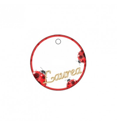 FFTAG0022 Tag t.do d.4 laurea COCCINELLA (conf.350pz)