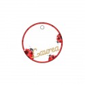 FFTAG0022 Tag t.do d.4 laurea COCCINELLA (conf.350pz)