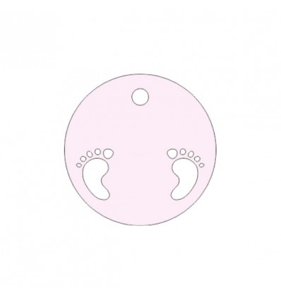 FFTAG0060 Tag t.do d.4,5 piedini traf. ROSA (conf.240pz)