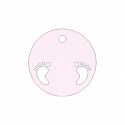 FFTAG0060 Tag t.do d.4,5 piedini traf. ROSA (conf.240pz)