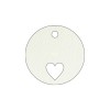 FFTAG0061 Tag t.do d.4,5 modigliani cuore AVORIO(conf.240pz)