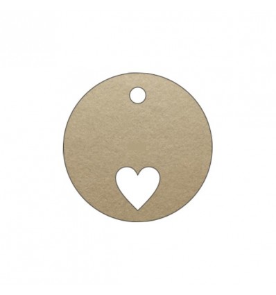 FFTAG0062 Tag t.do d.4,5 kraft cuore AVANA(conf.240pz)