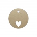 FFTAG0062 Tag t.do d.4,5 kraft cuore AVANA(conf.240pz)