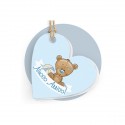 FFTAG0064 Tag dpp cuore 6,5x3 orsetto CIELO (conf.240pz)