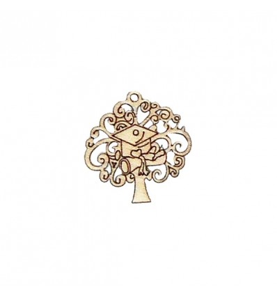 /ACZ512/N Appendino 4x5 ALBERO LAUREA legno