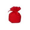 /K4003-RO Sacchetto puffo d6,5x11 tipo cotone ROSSO